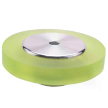 Roue codeuse industrielle en aluminium et polyuréthane de 200 mm pour mesurer un codeur rotatif