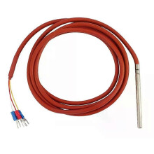 PROMOZIONE! Sensore di temperatura RTD PT100 6 mm x 80 mm Classe B 2 m Filo rivestito in gel di silicone