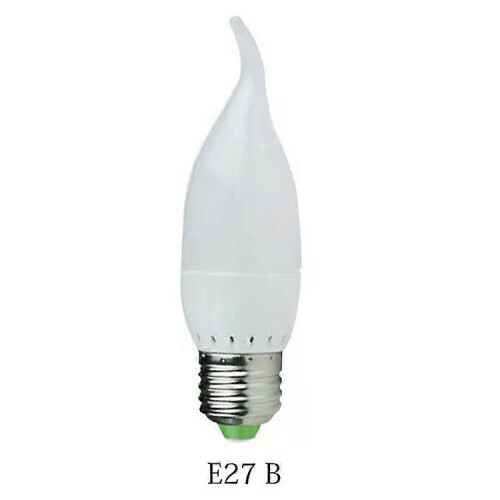 Λάμπα κεριού E14 E27 LED, 7W SMD2835, θερμό λευκό, ψυχρό λευκό, AC220V, πολυέλαιος