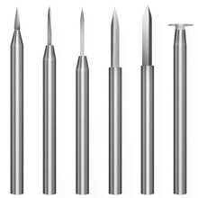 Juego de brocas para tallado de madera para herramienta rotativa, 6 piezas, accesorios para grabado,