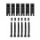 6 st. dubbellåsningssystem strängsadlar för Floyd Rose gitarr tremolo bridge gitarrtillbehör gitarr 2