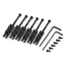 6 st. dubbellåsningssystem strängsadlar för Floyd Rose gitarr tremolo bridge gitarrtillbehör gitarr