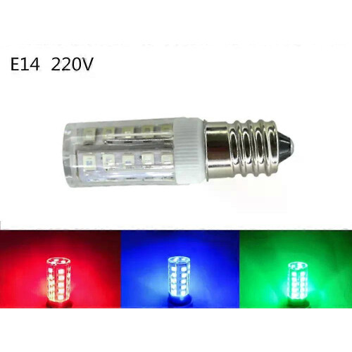 Κεραμική λάμπα LED 220v κόκκινη E14 μπλε E14 LED 220V πράσινη E14 LED λάμπα με κεραμικό σώμα