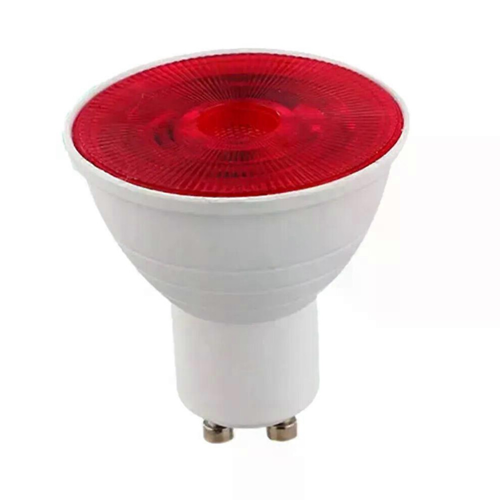 Ampoule LED GU10 220-240 V 5 W, éclairage décoratif pour cheminée, karaoké, couleur verte, rouge, jaune