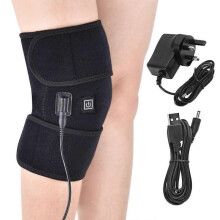 (EU PLUG 8.5V) 1Pcs Heated Physiotherapy Knee Joint Brace, Warm Keeping Health Care for Arthritis, Knee Pain Relief