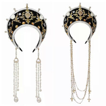 Βασιλική Αναγέννηση Tudor Crown Headpiece Γυναικεία Μεσαιωνική Ε
