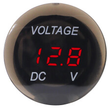 Voltímetro digital para coche, barco, voltímetro, pantalla digital, 12 V, interruptor táctil, encendido/apagado,