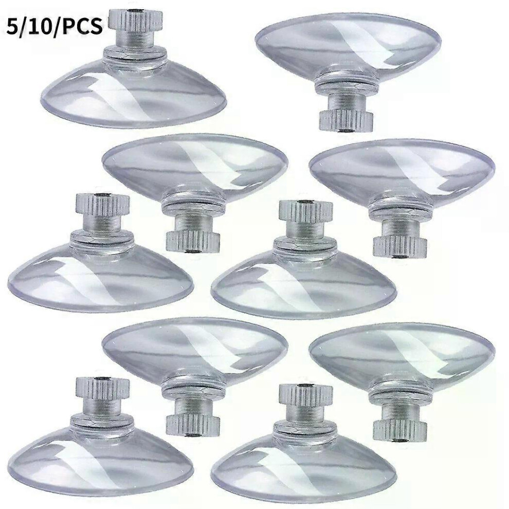 Lot de 5/10 ventouses avec vis 25/32/41/53 mm, support de ventouse en plastique PVC avec écrou à vis
