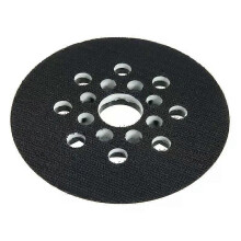 1 platorello di supporto con gancio e anello da 5/125 mm per disco abrasivo per levigatrice Bosch GEX