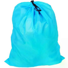 (Nero) Borsa per bucato extra large, resistente agli strappi, organizer per bucato sporco XL con coulisse