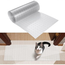 Cat Carpet Protector, Non-Slip Carpet Protector for Pets, Carpet Scratch Stopper from Scratching Carpet at Doorway 31x250cm