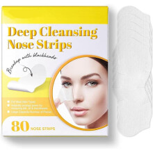 80Pcs Blackhead Remover Strips, Nose Pore Strips for Blackheads Remover, Skincare & Deep Cleansing Nose Strips