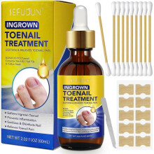 (2 Set) Ingrown Toenail Treatment 60ml, Softener Ingrown Toenail for Easy Trimming, Relieve Ingrown Toenail Pain, Ingrown Toenail Removal Kit