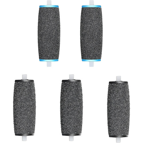 (As show, One size) A Batch Of 5 Replacement Rolls, Replacement Roll Head Charging,  Electrotherapy Foot Pumice, Rape Foot