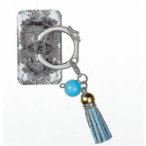 (As show, One size) Qd-paste Tassels Metal Ed Finr Ring Bracket Mobile Ph(cloud ) 1