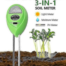 (As show, One size) 4-in-1 Digital Soil Ph Meter Moisture Meter Ph Levels Temperature Sunlight Intensity Humidity Tester For Garden Plant Seeding