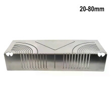 1pc Square Tube Rounded Corner Drawing Ruler Multifunctional Drawing Tool Two-way 45 Degree Angle Precise