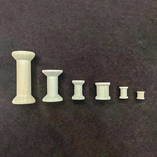100/50/20/10/5 τεμάχια ξύλινα μπομπίνες κενά καρούλια νήματο