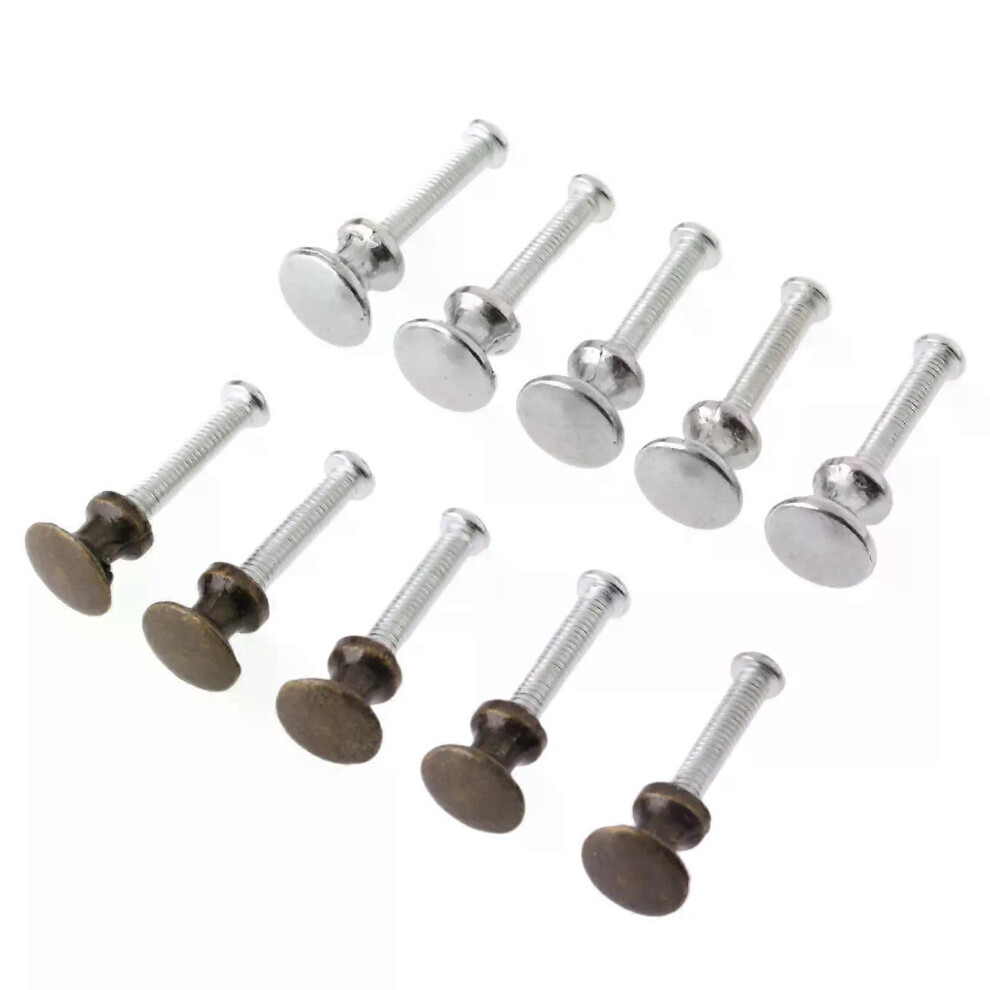 Lot de 5 poignées de meuble antiques, mini boutons et poignées de boîte à bijoux, pour tiroir, armoire,