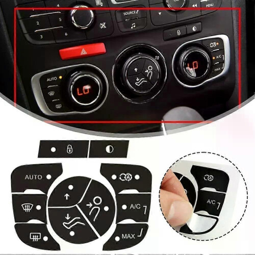 1 τεμάχιο για C4 2014- Κουμπί ελέγχου A/C φθαρμένο κιτ επισκευή