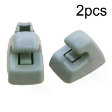 Set Of 2 For 95994975 Gray Sun Visor Support Clip Retainer Cruze Sonic Spark Car Accessories NEW