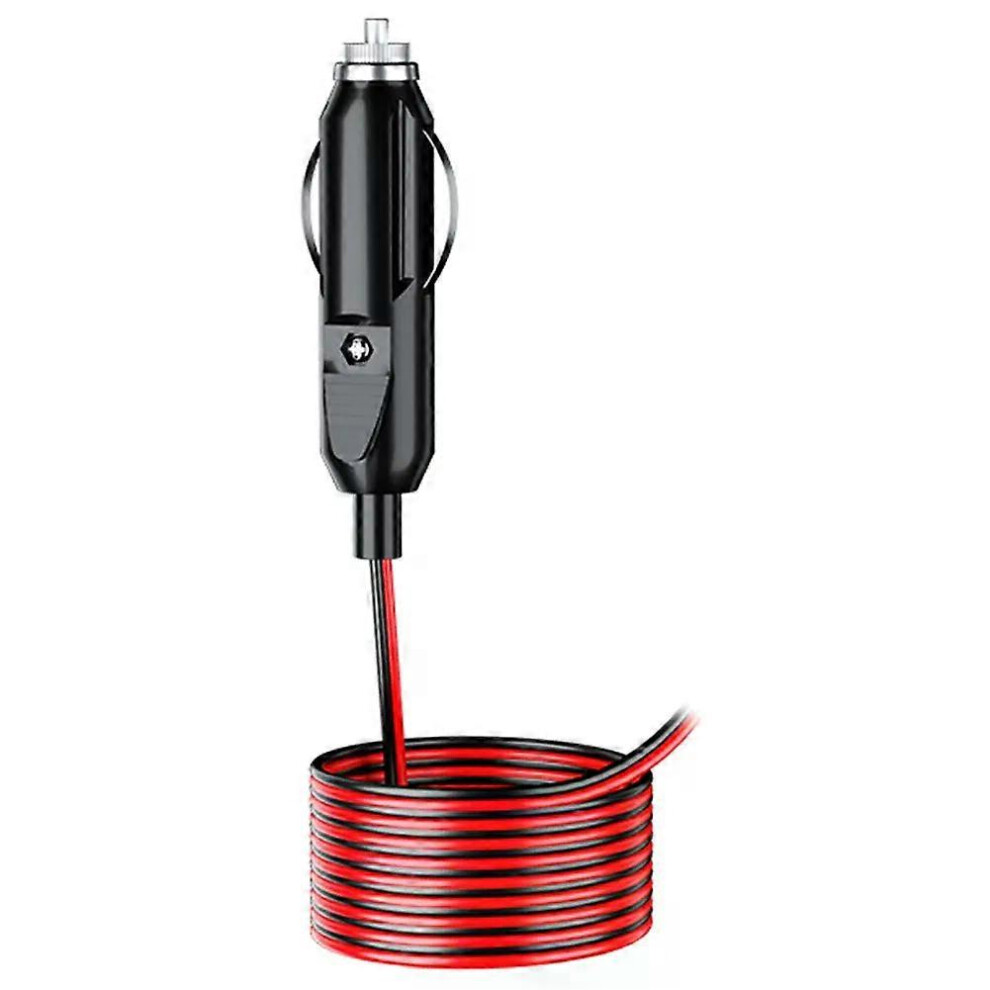 Adaptateur de prise allume-cigare mâle DC 12 V 24 V 15 A, avec indicateur LED, pour voiture