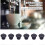6PCS eusable Coffee Capsule Filters Baskets Replacement Refillable Coffee Filter Cup Kit 2