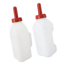 Biberón de leche para terneros, suministros sencillos de alimentación para terneros, tetina de silicona