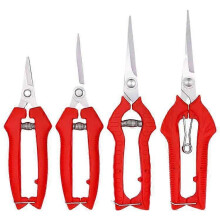Stainless Steel Garden Pruning & Fruit Thinning Shears - Pointed Orchard & Grape Pruners