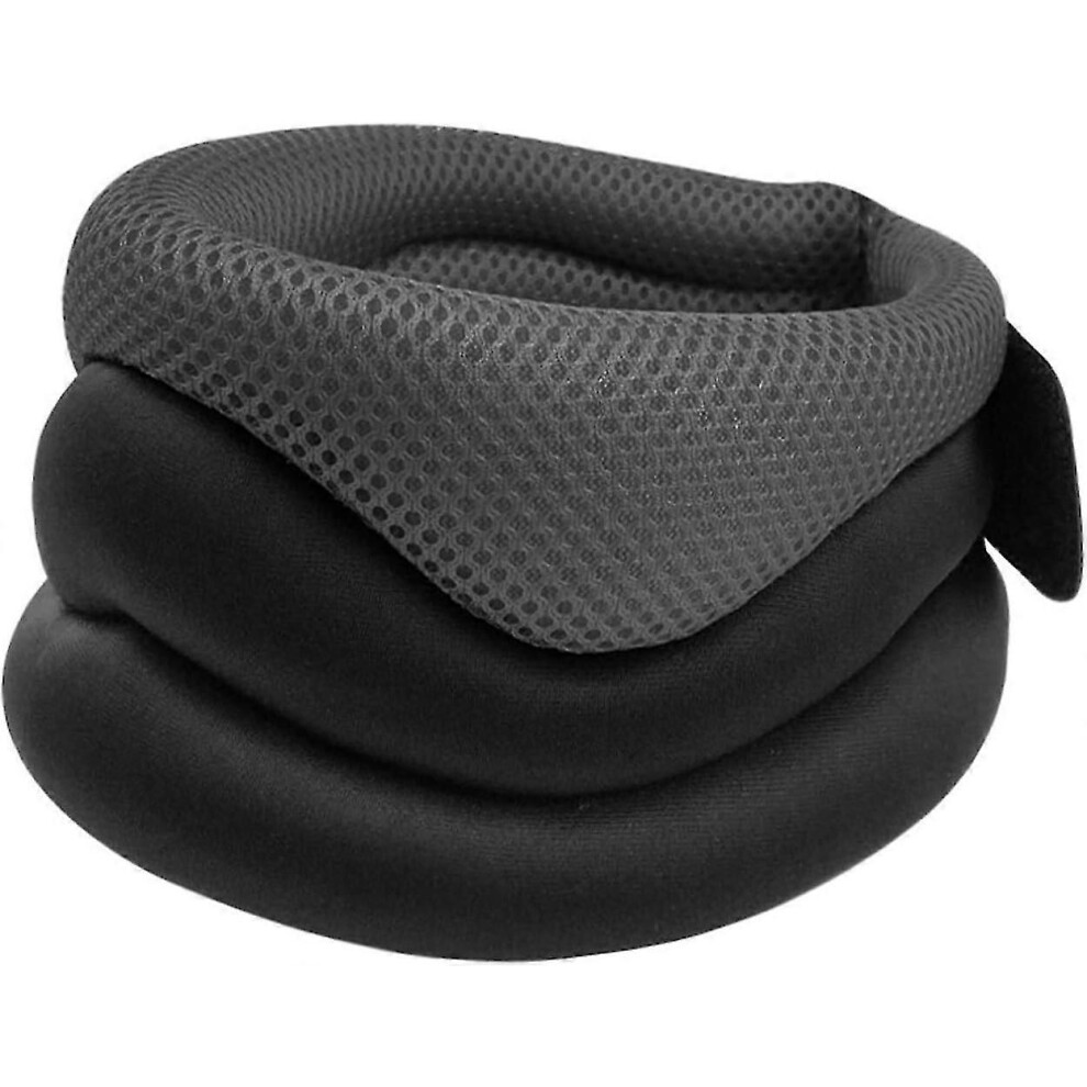 (As show, One size) Cervical Collar - Adjustable Soft Support Collar - Aligns and aligns home and car travel - Relieves pain and pressure in the spine
