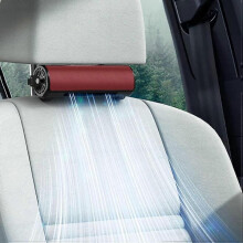 (Red) USB Car Fans, Car Cooling Fan, Car Seat Cooling Fan, 3 Speeds Strong USB Fan with Adjustable Strap for SUV Truck