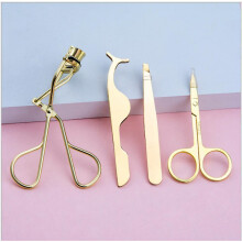 (As show, One size) 4-piece Eyelash Tool False Eyelash Applicator Eyelash Tool False Eyelash Scissors