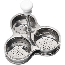(As show, One size) Fast and Safe Stainless Steel Egg Cooker - Easy-to-Use Quick Cooking