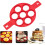 (As show, One size) Non Stick Silicone Egg Ring Pancake Mold, Egg Roll Egg Ring, Round Egg With Non Stick Silicone Mold 4
