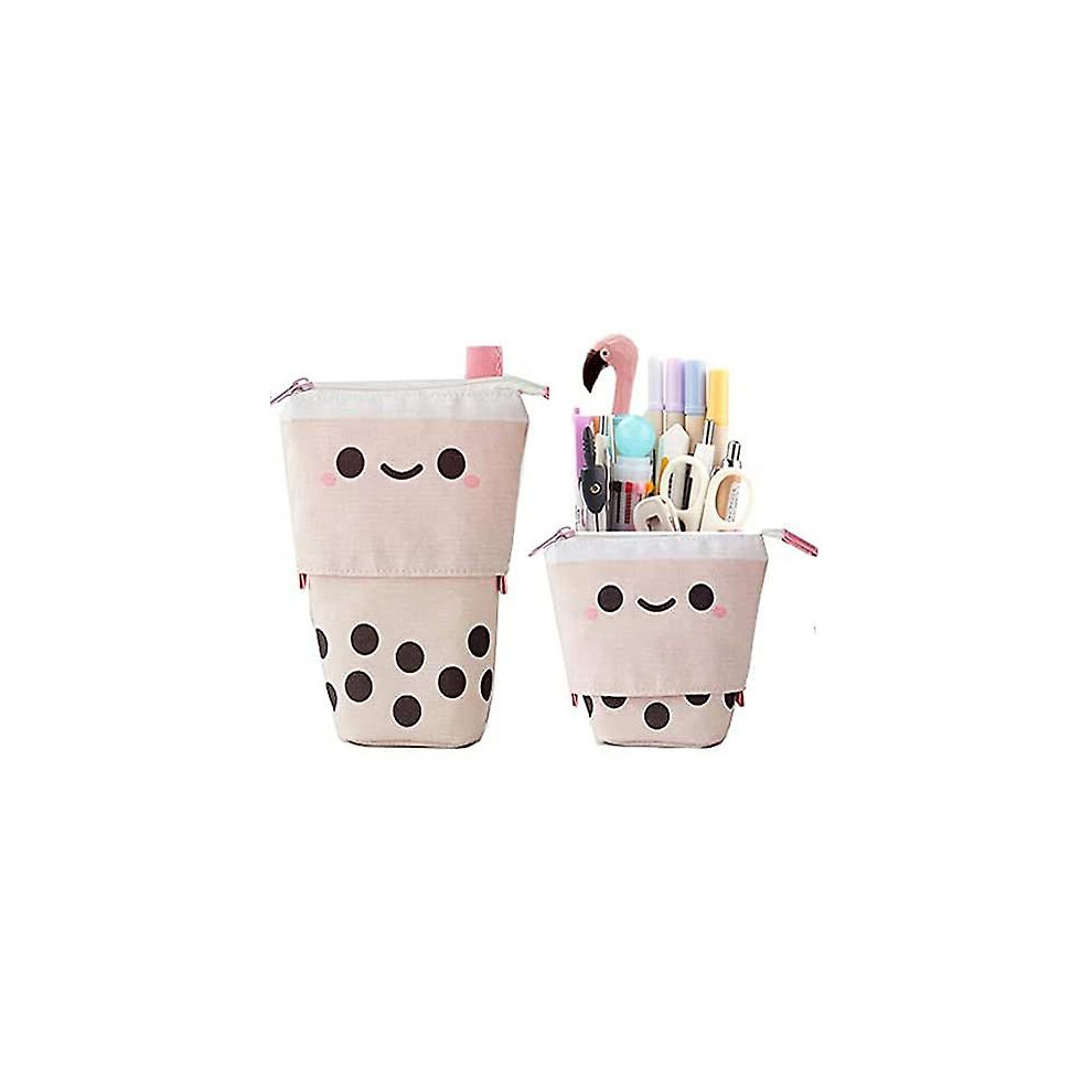 (As show, One size) Edge Pencil Telescopic Shelf Stationery Box, Christmas Gift Cosmetic Bag Cosmetic Bag