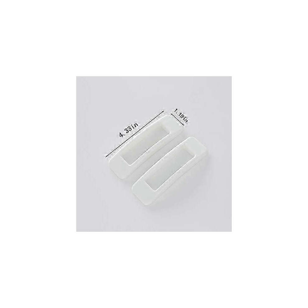 (As show, One size) Self-Adhesive Instant Drawer Pulls - 4 Pcs (White)-image-OPC-PHM6TW5-NEW