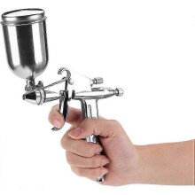 (As show, One size) Professional 0.5mm Nozzle Spray Gun - 125ML Mini Pneumatic