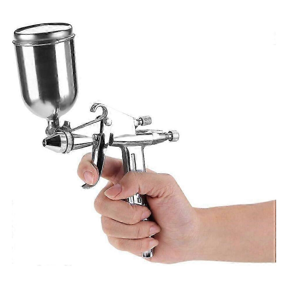 (As Show, One Size) Professional 0.5Mm Nozzle Spray Gun - 125Ml Mini Pneumatic 4633396568968