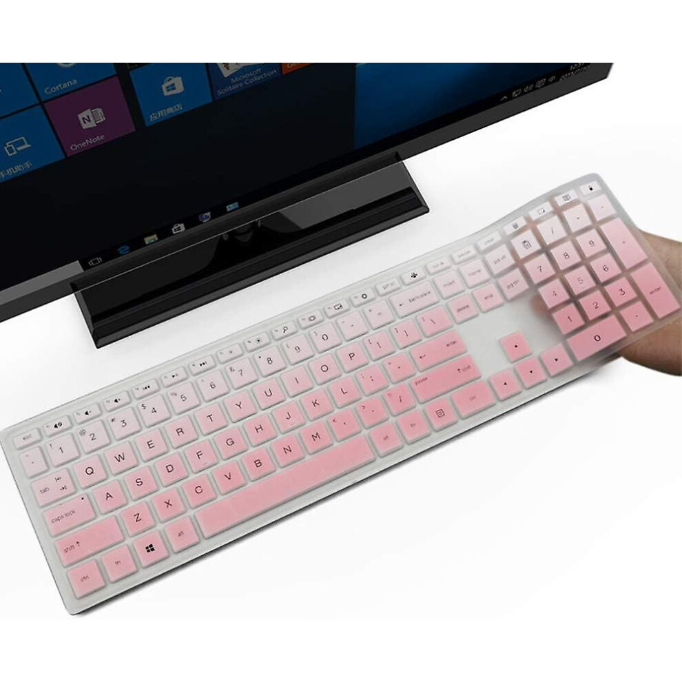 (As Show, One Size) Keyboard Cover Skin Compatible With Hp Pavilion 27 All In One Pc 27-Xa0014/27 Xa0055ng/0370Nd/0076Hk/0010Na 4632131080901
