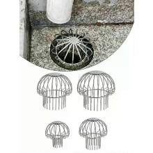 Colador de 50-160 mm para paisajismo de jardín, drenaje de suelo, protector de canalones, cubierta de