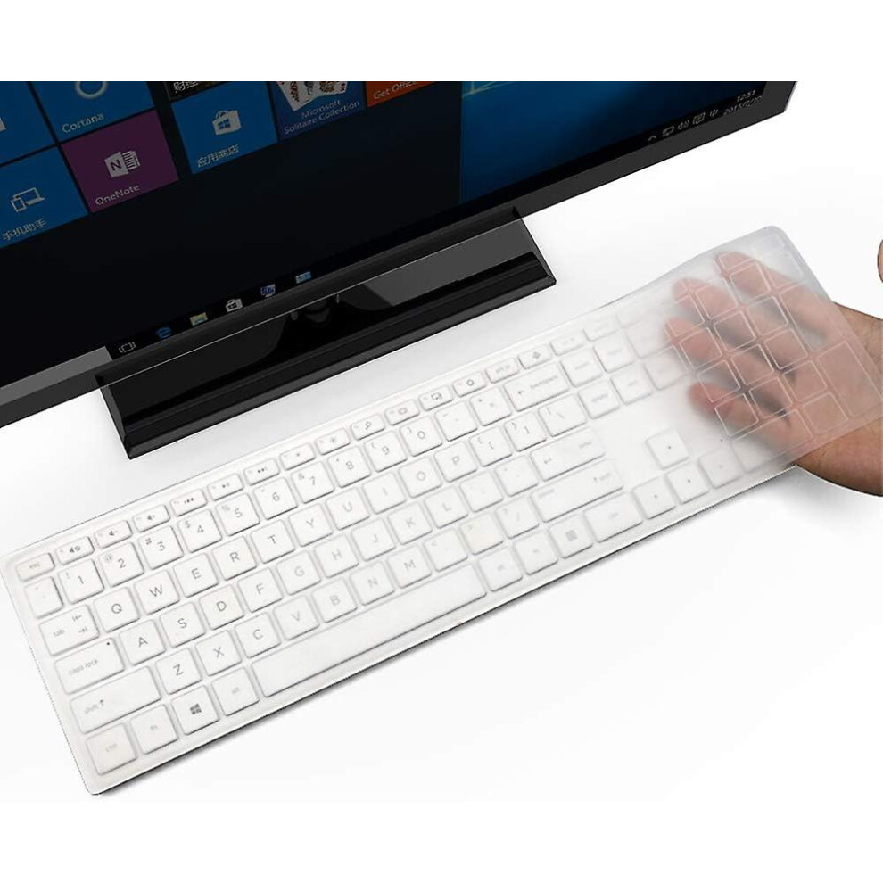 (As Show, One Size) Keyboard Cover Skin Compatible With Hp Pavilion 27 All In One Pc 27-Xa0014/27 Xa0055ng/0370Nd/0076Hk/0010Na 4632461636083