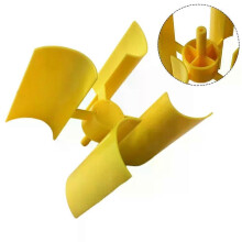 Mini palas de microgenerador vertical para aerogenerador, juego pequeño de palas de 100 mm x 60 mm para