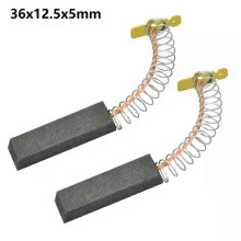 2 τεμάχια βούρτσες άνθρακα κινητήρα 36x125x5mm βούρτσα άνθρακα