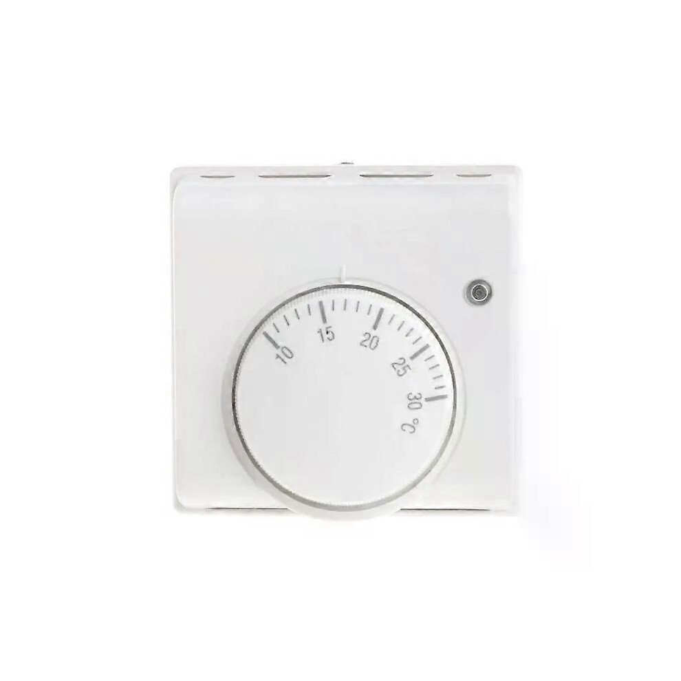 Thermostat d'ambiance mécanique carré 220 V 6 A, régulateur de température pour climatisation et chaudière