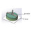 (As show, One size) Voltmeter Ammeter Voltage Current Meter 80V 50A Caravan RV Auto Car 5