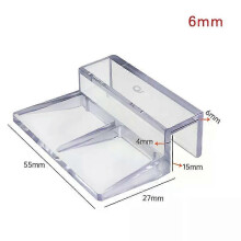 (A1) 4 supports en acrylique pour aquarium sans rebords, pour poissons de 6/8/10/12 mm