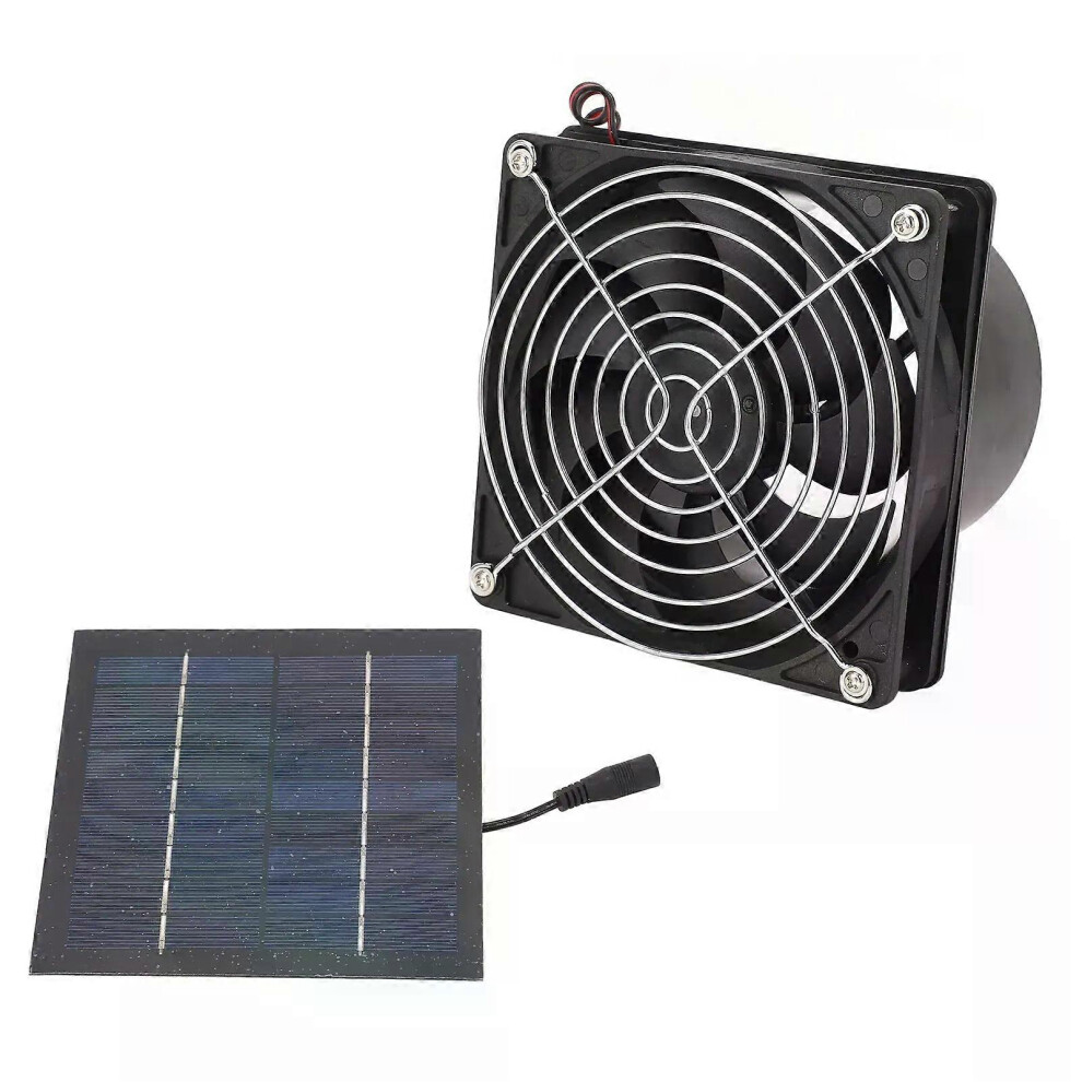Ventilateur d'extraction solaire 50 W, dissipation thermique efficace, kit de ventilation à panneau