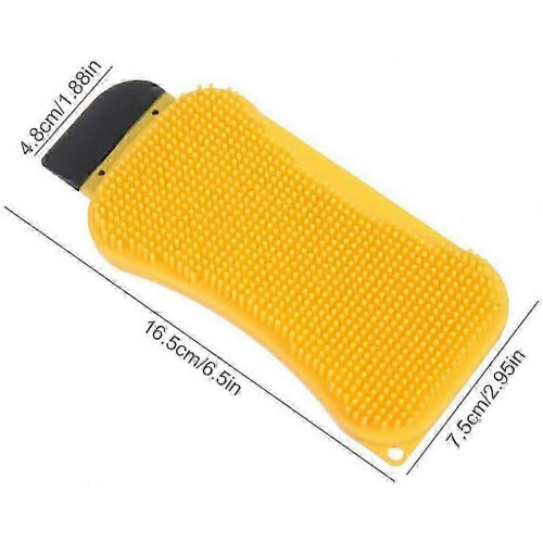 (As show, One size) Silicone Dishwashing Sponge - Multi-Function Cleaning Brush for Kitchen 1