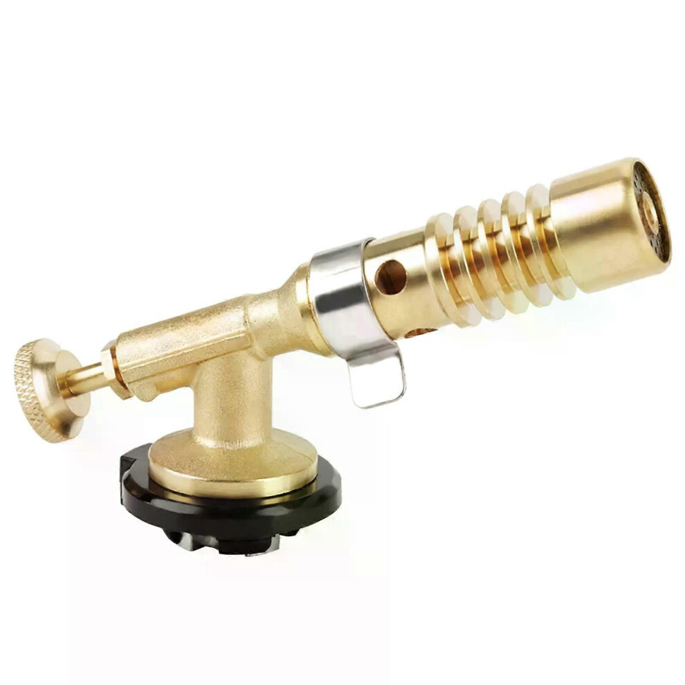 Chalumeau de cuisine professionnel portable en laiton, gaz butane, soudage, flamme pour barbecue