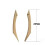 DIY Riser Bow Ξύλινη Παραδοσιακή Λαβή Τόξου Κάνει Ελαφρώς τη 2